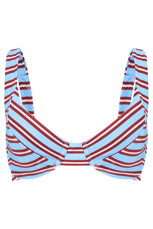 Lily Underwire Top - Island Stripe